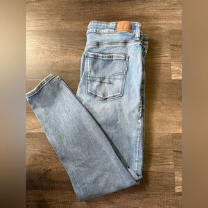 American Eagle Next Level Stretch Jeans Light Wash